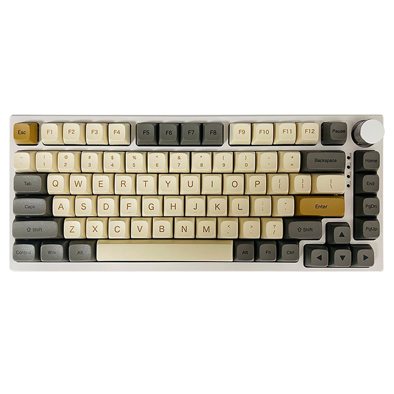 60% 75% Keyboard 82 Keys Hot Swappable DIY USB Wired Wireless BT Mini RGB Gaming Red Blue Switch Mechanical Keyboard Set