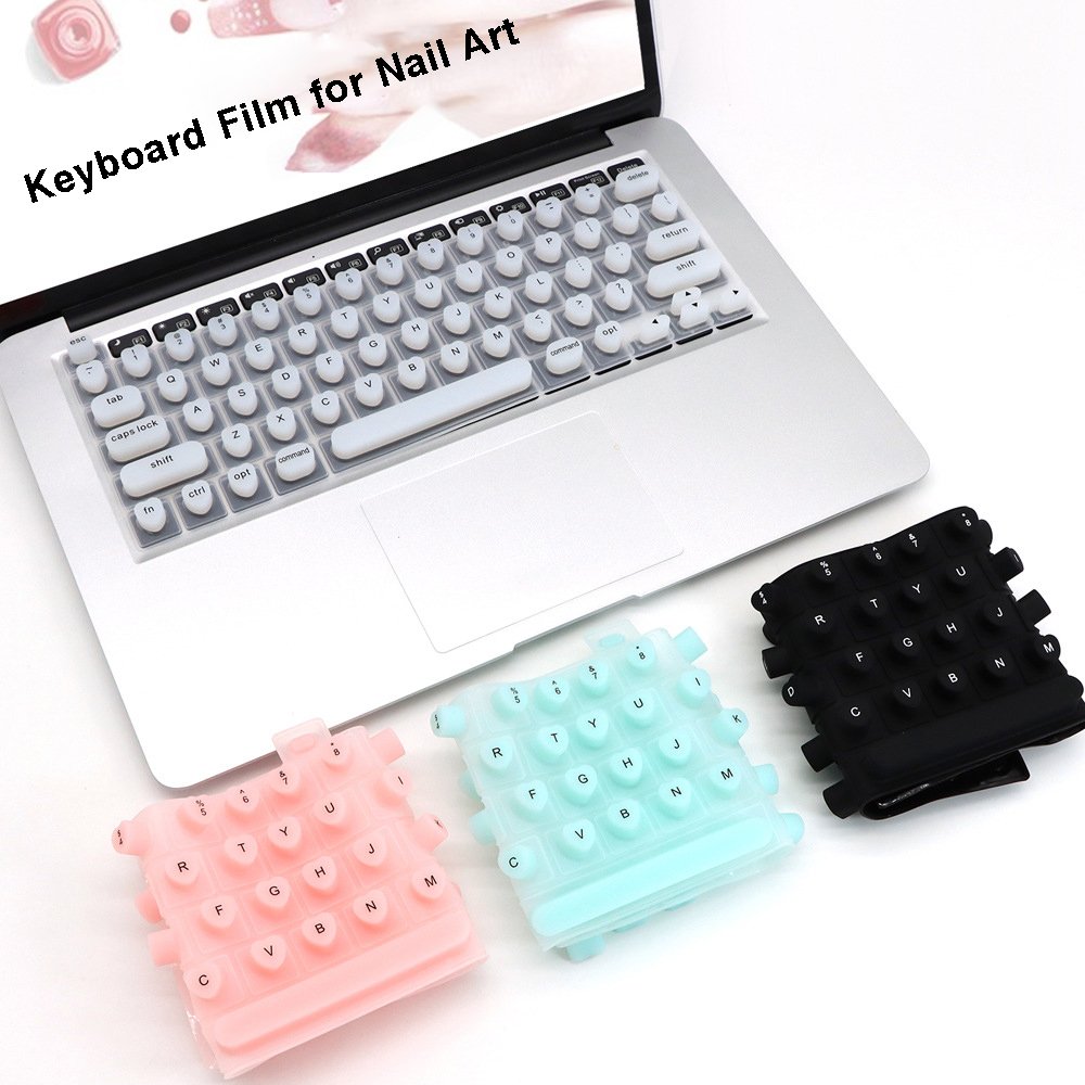Protect Long Nails Silicone Keyboard Pad Laptop Portable Silicone Nail Art Keyboard Film Nail Art Special Typing Artifact