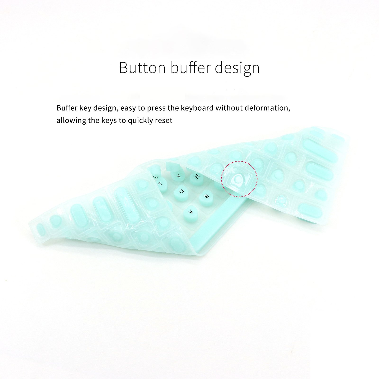 Protect Long Nails Silicone Keyboard Pad Laptop Portable Silicone Nail Art Keyboard Film Nail Art Special Typing Artifact