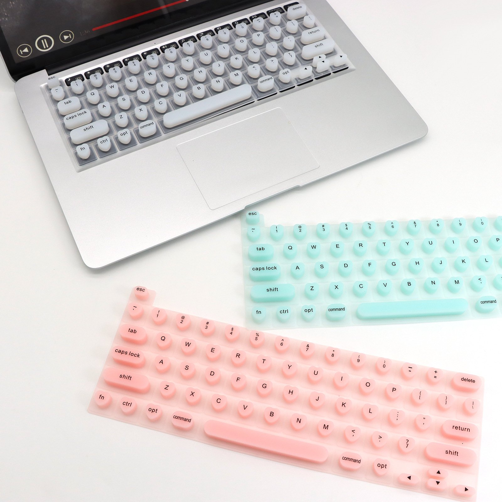 Protect Long Nails Silicone Keyboard Pad Laptop Portable Silicone Nail Art Keyboard Film Nail Art Special Typing Artifact