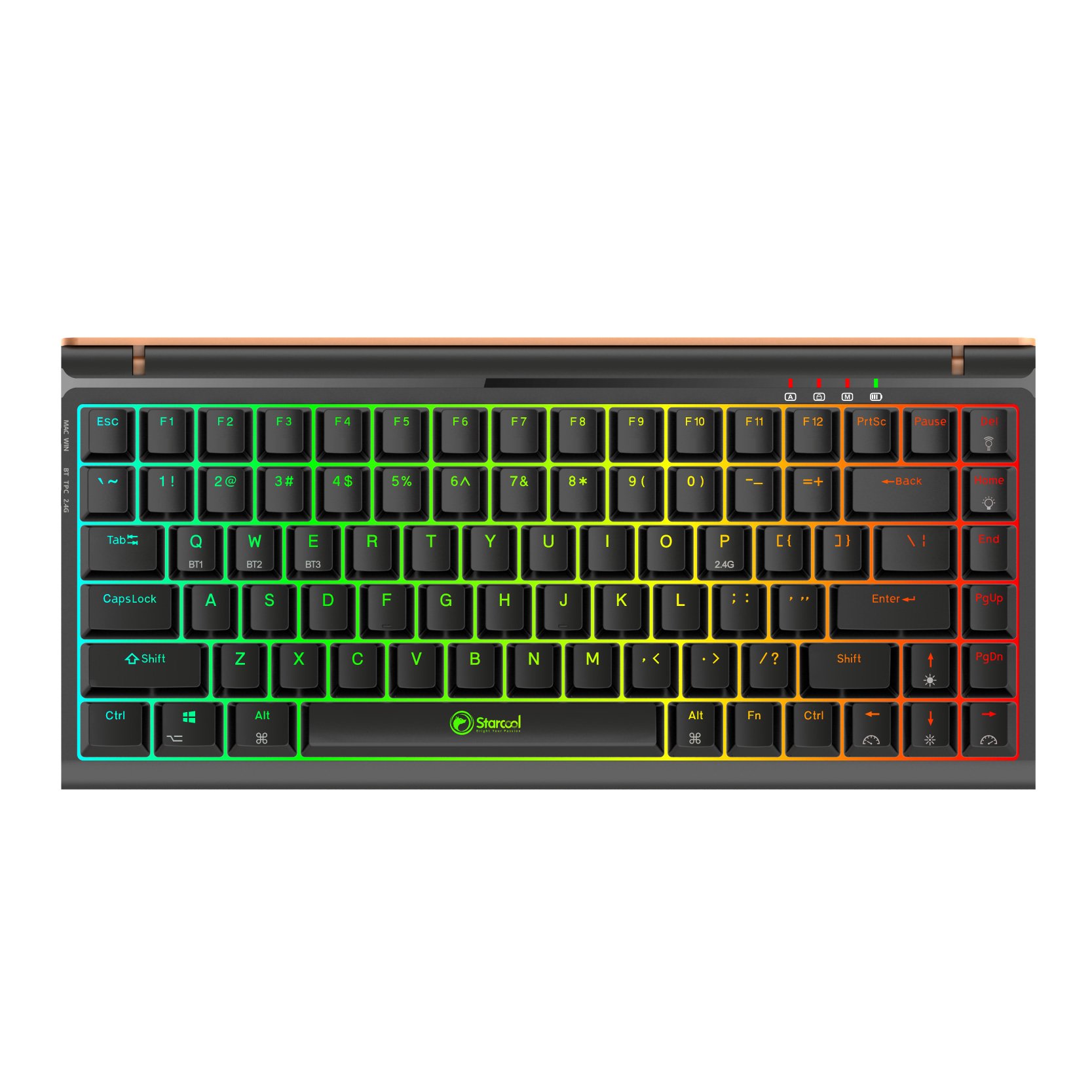 Wholesale 84 Keys Wireless Gaming Keyboard Mechanical RGB Backlit Hot Swappable Gaming Keyboard