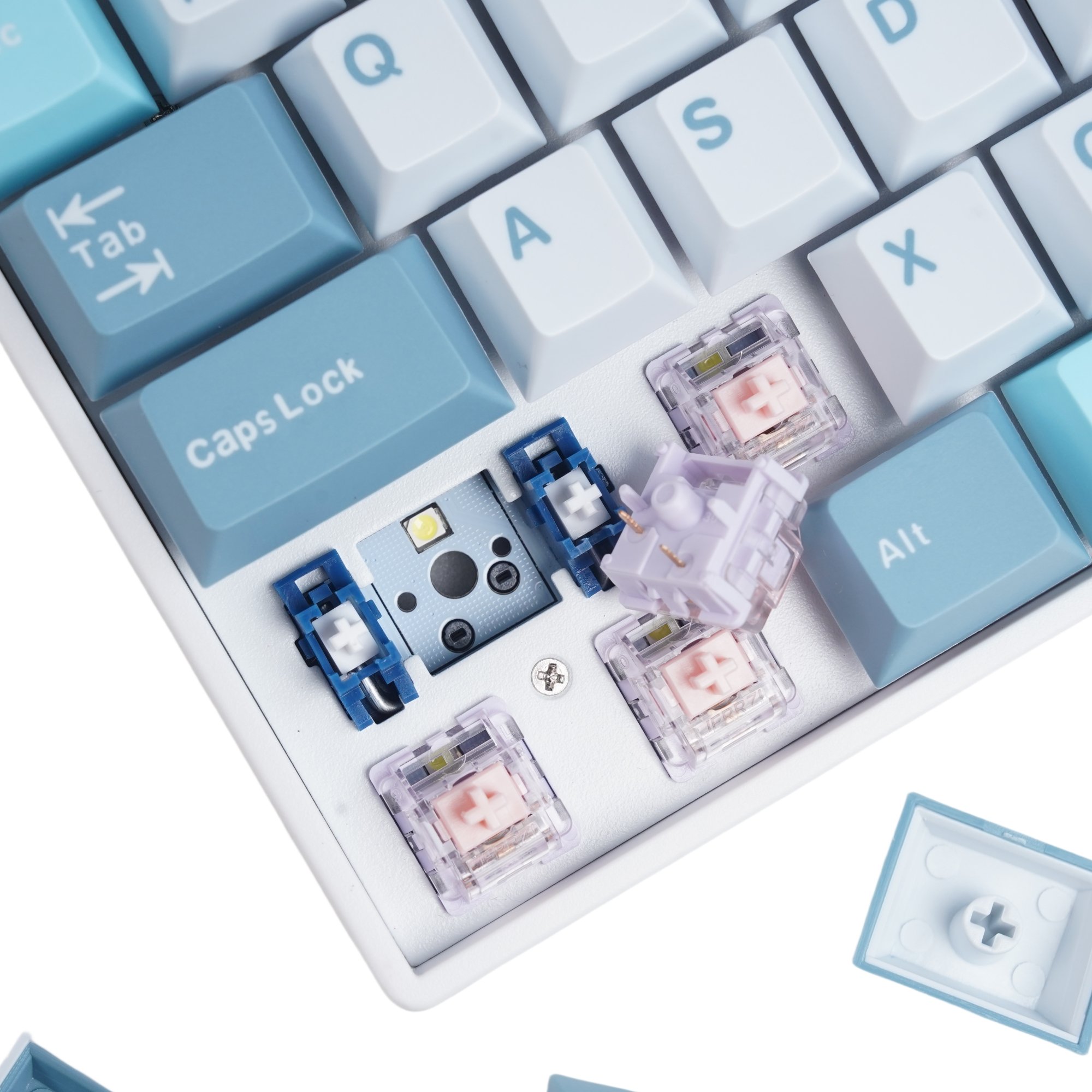 KC108 Wireless Three Mode Mechanical Keyboard Classic 108 Keys Layout Full Size Hot Swap RGB Keyboard for Gaming Office