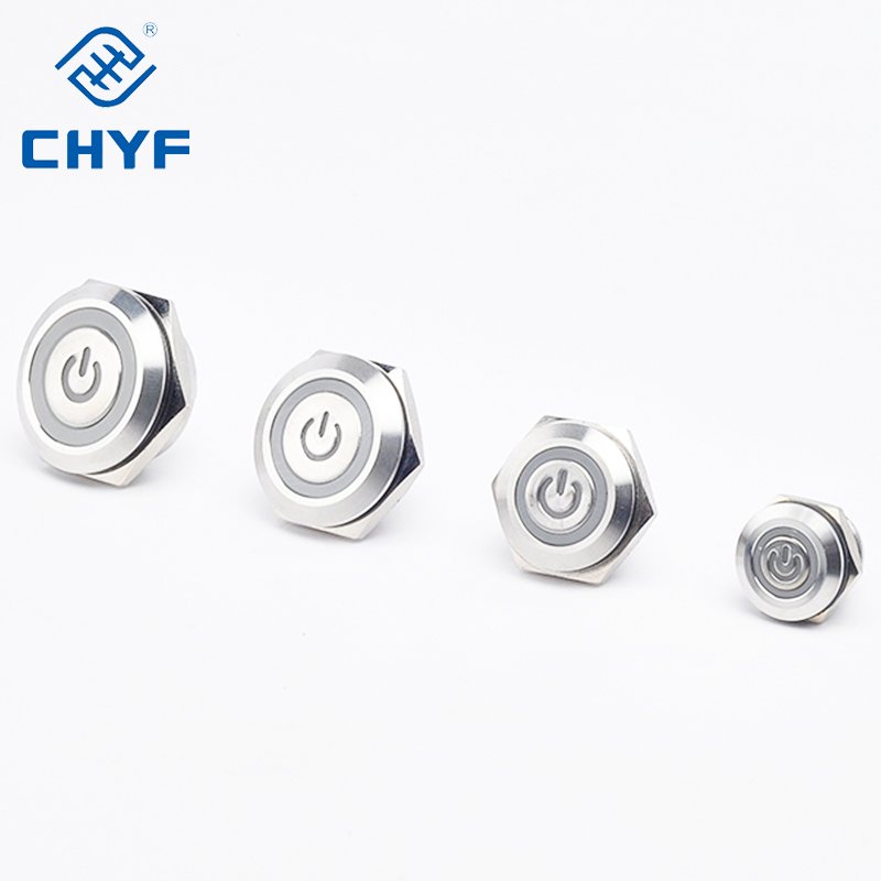 12/16/19/22mm Custom Touch The Ultra Short Metal Button Self Reset Ultra Thin Switch Micro Waterproof Metal Push Button Switch