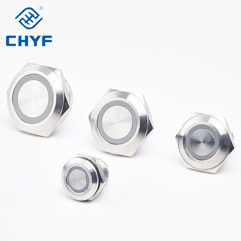12/16/19/22mm Custom Touch The Ultra Short Metal Button Self Reset Ultra Thin Switch Micro Waterproof Metal Push Button Switch