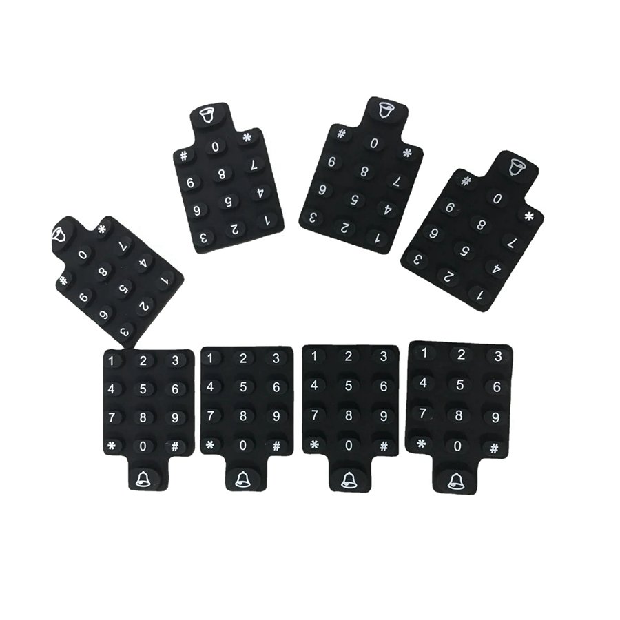 Silicone Membrane Switches Industrial Rubber Electronic Button Keyboards Keypad Key