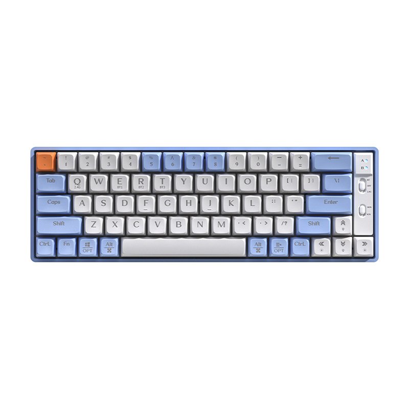Mini Keyboard Wireless 60 Percent Mechanical Keyboard Wireless Light Backlit Keyboard