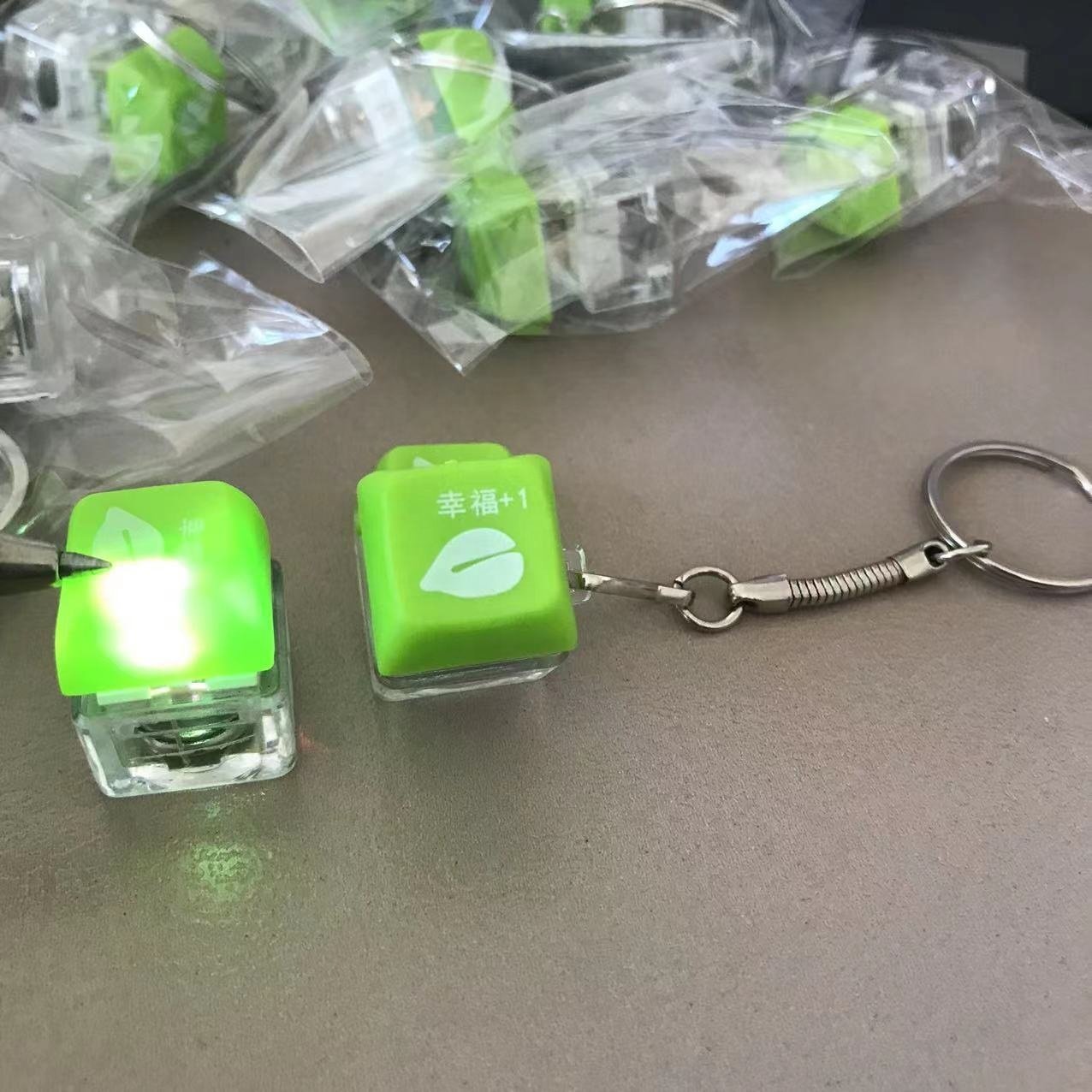 Keychain Switch Tester Keyboard Gateron Colors Razer Cherry Profile Transparent Keycap Keychain Custom Logo Printing