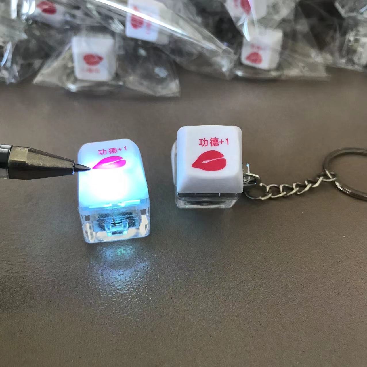 Keychain Switch Tester Keyboard Gateron Colors Razer Cherry Profile Transparent Keycap Keychain Custom Logo Printing