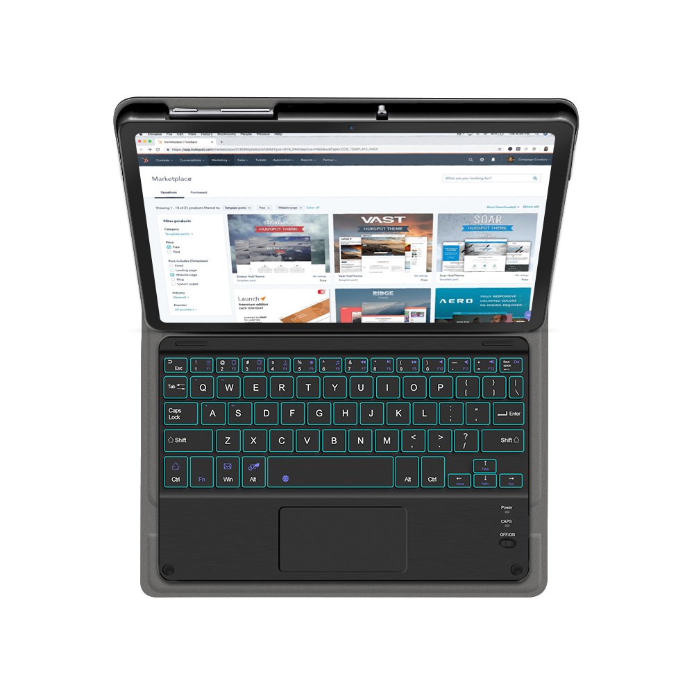 Touchpad Magic Keyboard case for Samsung galaxy tab S8 Plus 12.4 2022 wholesales factory