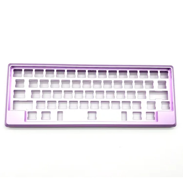 Precision Custom-made Anodizing Aluminum Keyboard Case OEM/ODM CNC Machining Services For Metal Keyboard