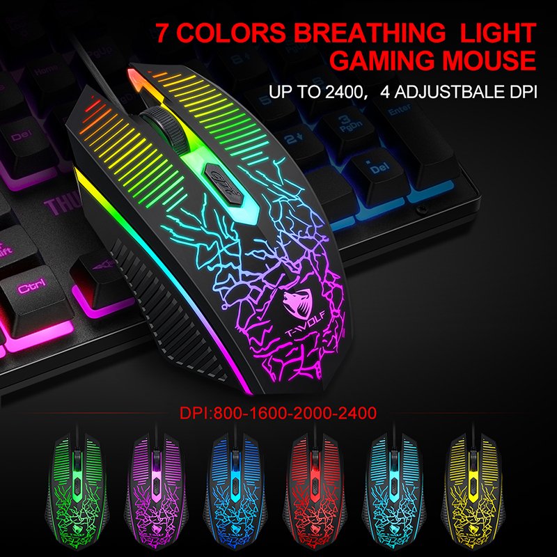 4In1 Mix Pro Gaming Headset And Keyboard Coloured Computer 104 Key Keyboards 4 In 1 Gamer Keyboard