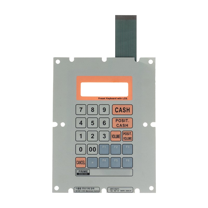 Custom High Quality Reasonable Price Capacitive Touch Film Oem Fpc Membrane Keypad Ip68 Switch Panel