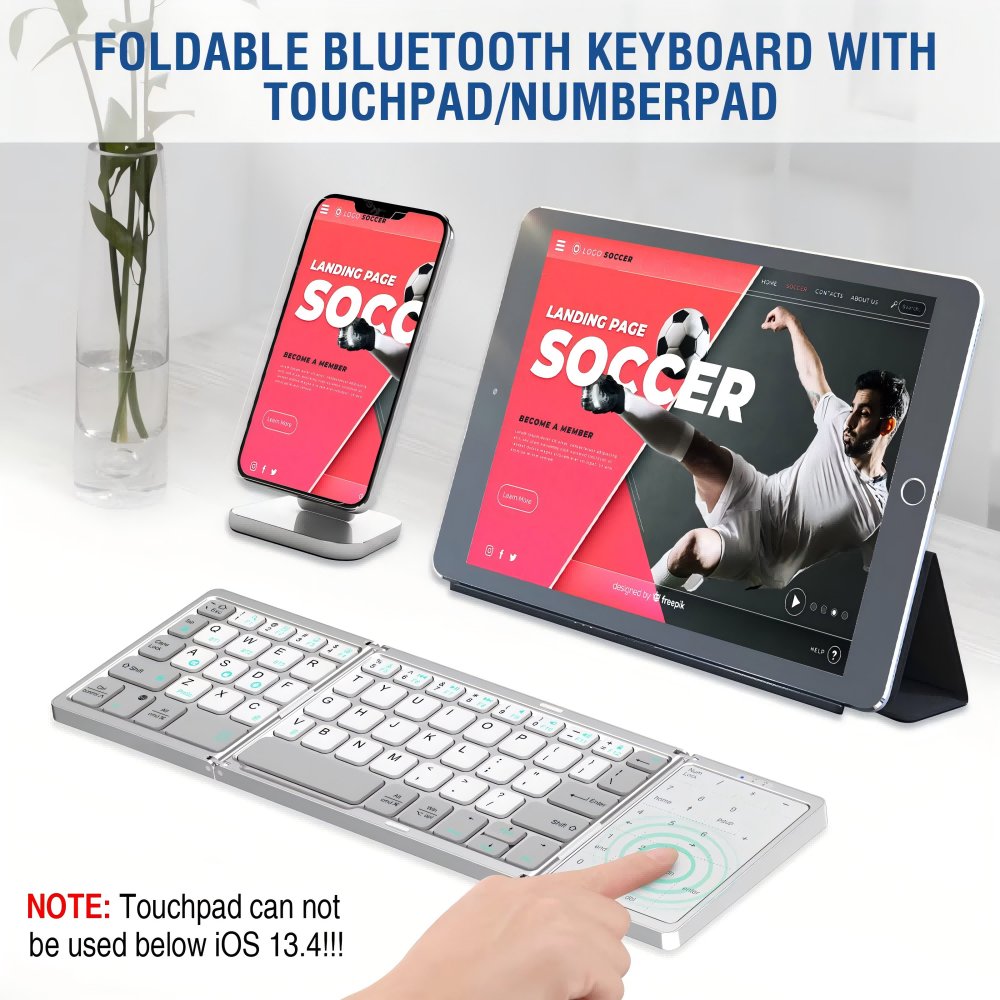 Custom Rapid Trigger Keyboard Manufacturing LOW MOQ OEM ODM Ergonomic Mini Bluetooth Folding Keyboard Double Foldable