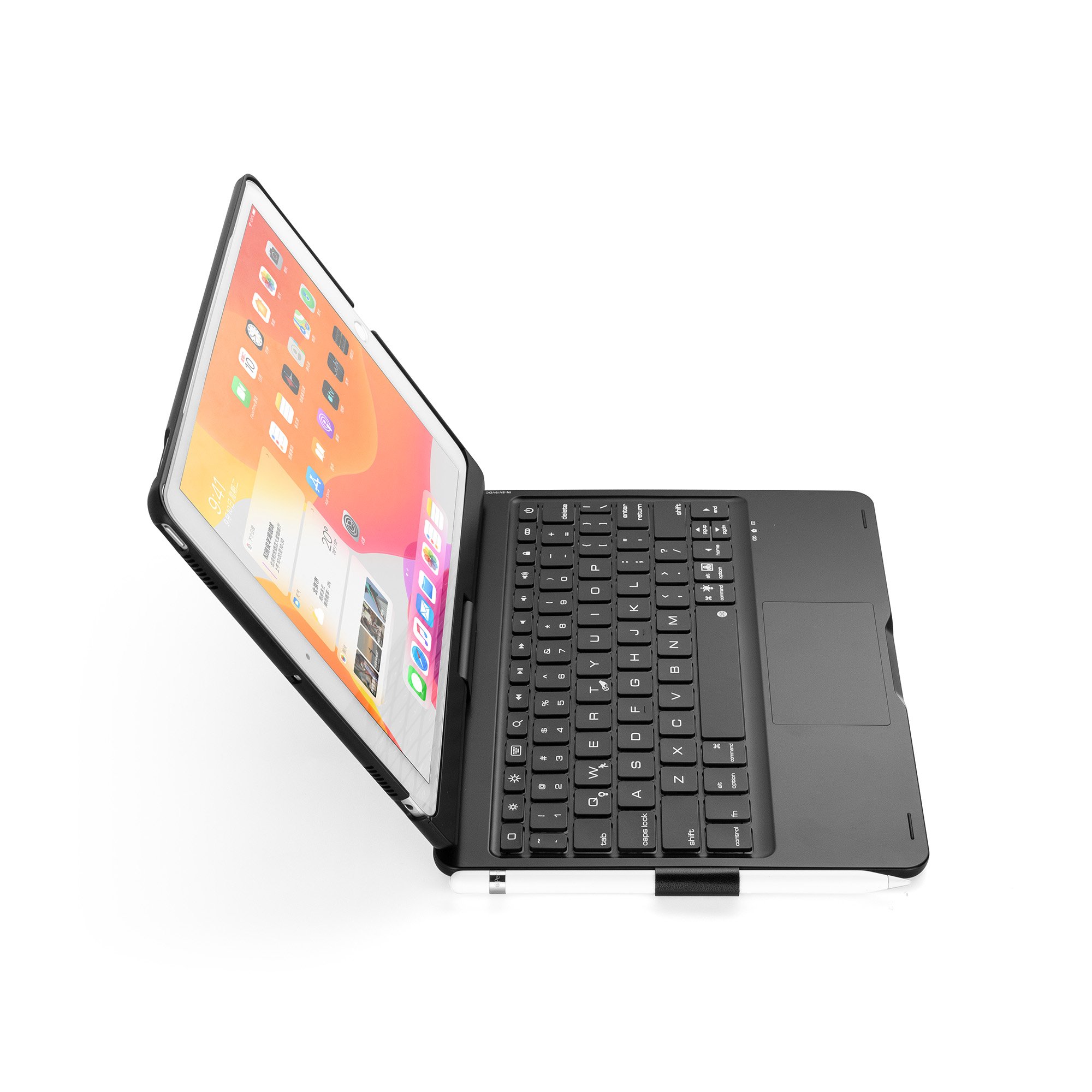 Backlit 360 Rotating Magic Touchpad magic wireless keyboard Protective Cover Case for 2020 2019 2017 Ipad 10.2 / 10.5 inch