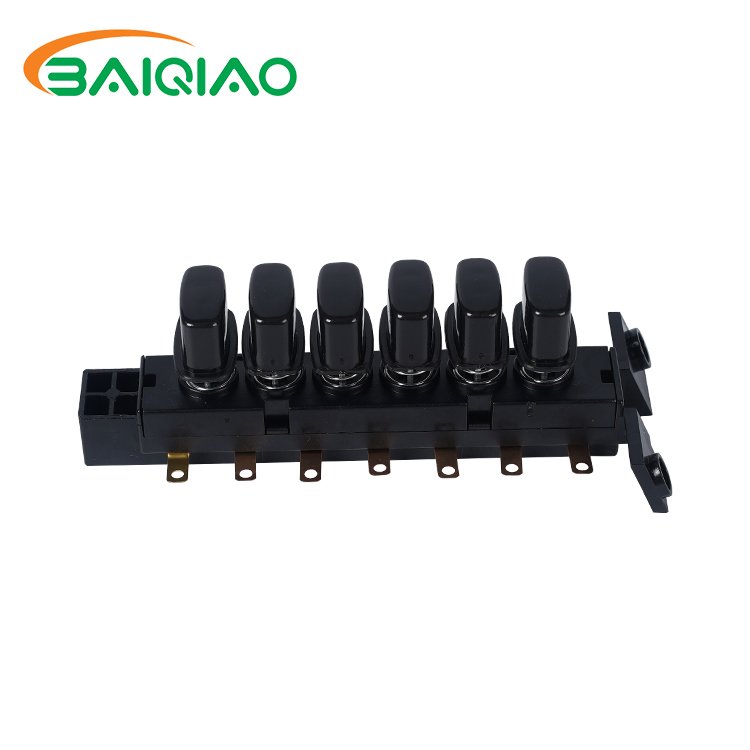 Competitive Price Home Appliance Parts Fan Repuestos Electric Type 5 Speed Keyboard Push Button Switch