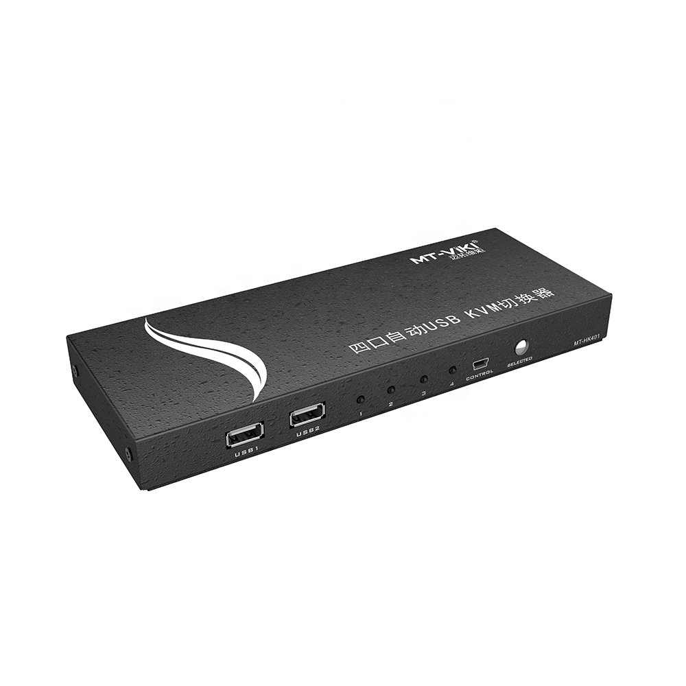 Hotkey HDMI KVM Switch 4K 60Hz, MT-VIKI USB 4 Port HDMI KVM Switcher 4 in 1 out