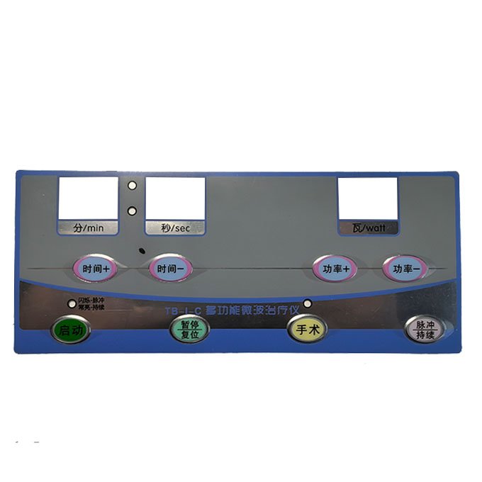 Circuit Board LED Key Face Sticker Waterproof PET Drum Membrane Switch PC Control Panel Silk Screen Membrane Keyboards Keypads