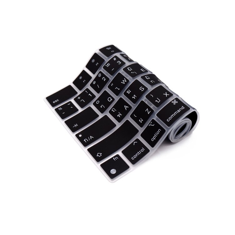 Thai Keyboard Cover for MacBook Pro14 16 inch 2021 A2442 A2485 Air M2 13 inch 2022 A2681Ailicone Cover Waterproof US version