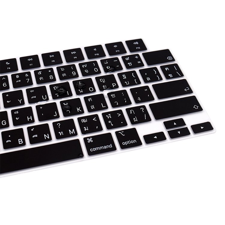 Thai Keyboard Cover for MacBook Pro14 16 inch 2021 A2442 A2485 Air M2 13 inch 2022 A2681Ailicone Cover Waterproof US version