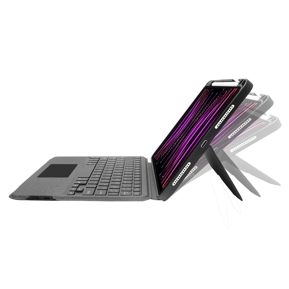 For Ipad Pro 11 Detachable Integrated Magnetic wireless Keyboard cover case with backlit and pen slot
