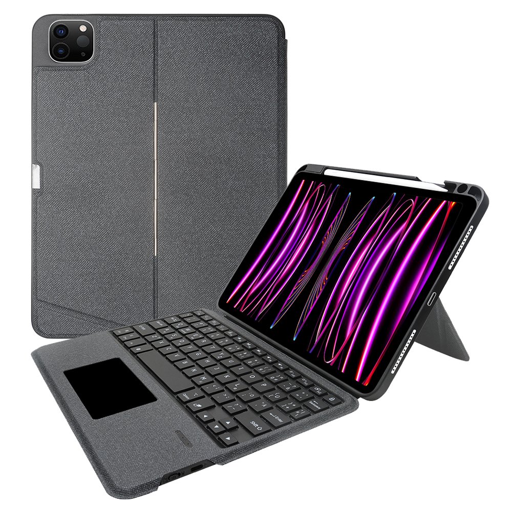 For Ipad Pro 11 Detachable Integrated Magnetic wireless Keyboard cover case with backlit and pen slot
