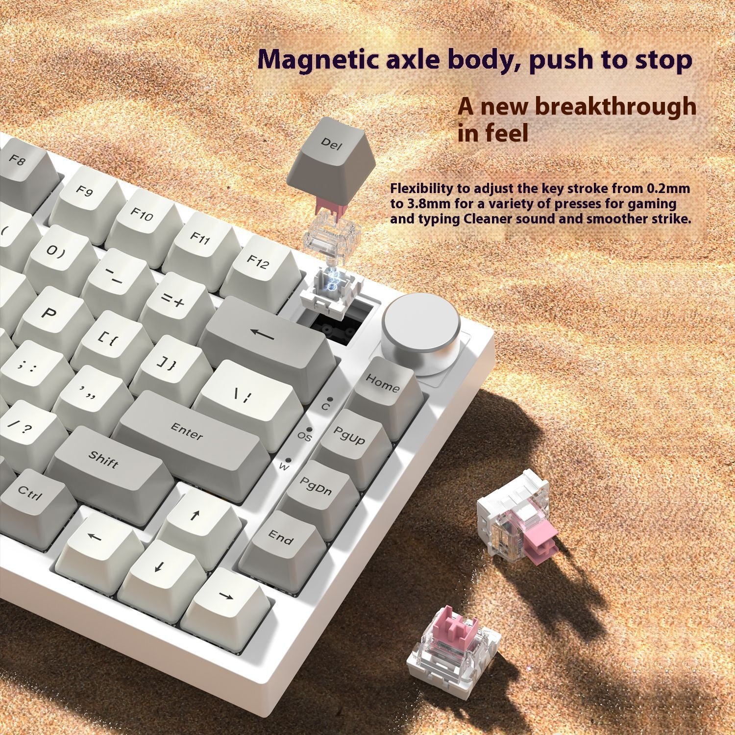 Attack Shark K85 ATTACK SHARK K85 Rapid Trigger 75% Wired Mechanical Gaming Keyboard