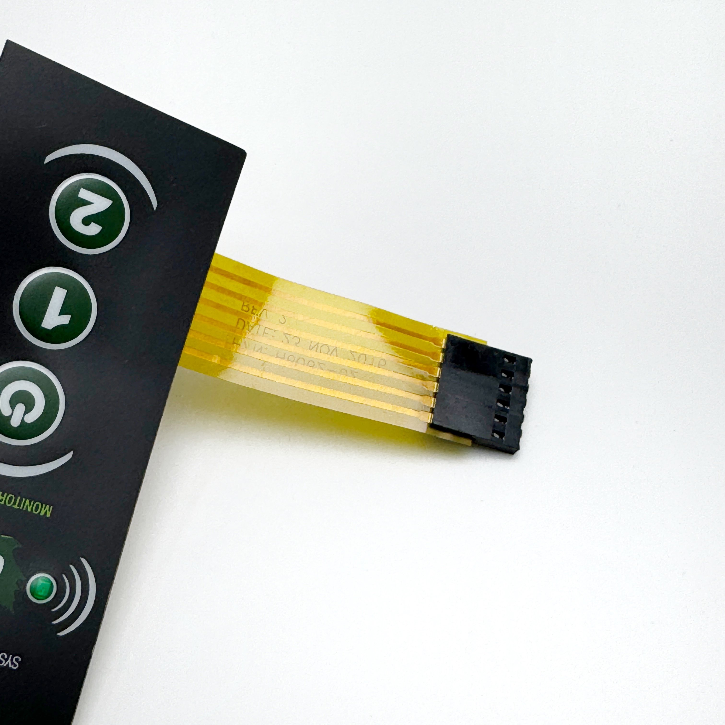 Custom factory membrane switch buttons made waterproof silk screen technology suitable for all electronic products and machinery