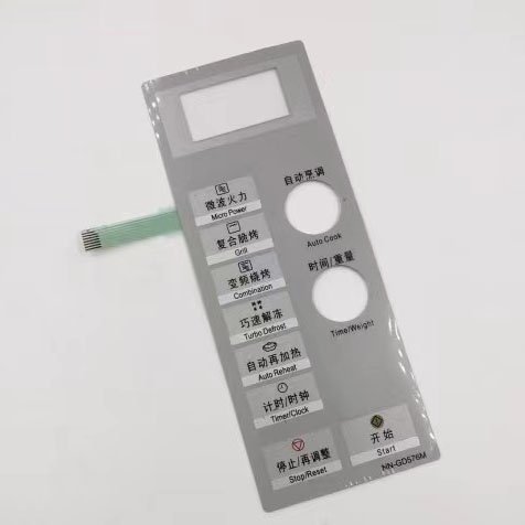 Electronics Metal Dome Tactile Push Button Microwave Oven Membrane Switch Control Panel Led Membrane Keypads