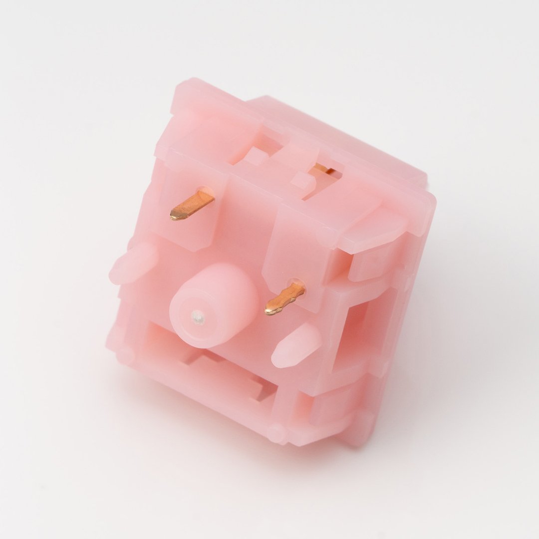 Unique Design WS Pearl Switch Gaming RGB Mechanical Keyboard Linear Pink Switch with 4 ball bearing