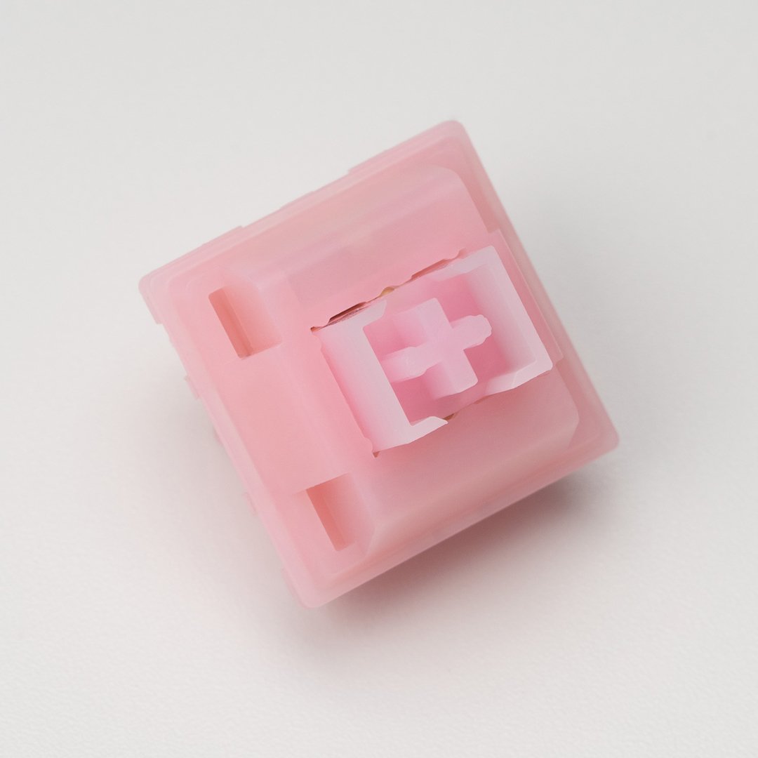 Unique Design WS Pearl Switch Gaming RGB Mechanical Keyboard Linear Pink Switch with 4 ball bearing
