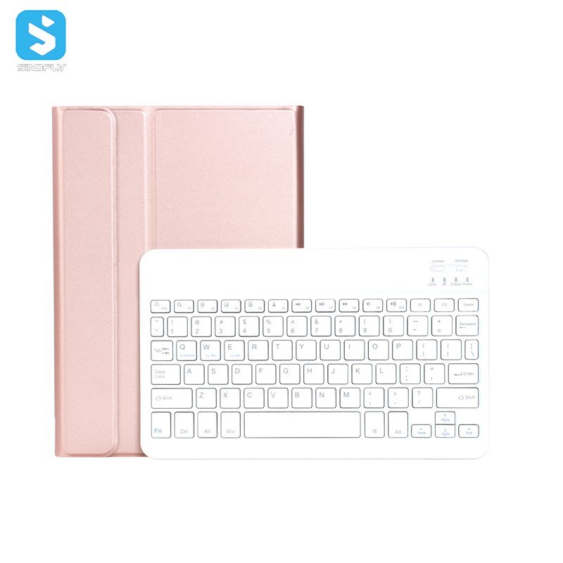 case For Samsung Galaxy Tab S6 lite 10.4(2020) (P610) Leather Tablet Cover With Pen Slot Wireless Keyboard Case