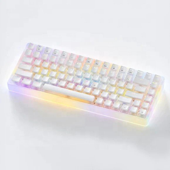Professional High Precision 3 K Twill Custom Carbon Fiber Acrylic color Keyboard