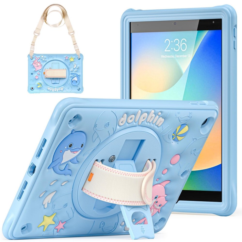 White Little Duck TPU Silicone Case for Apple iPad 10.2 2021 Anime Cover For iPad 9th Generation