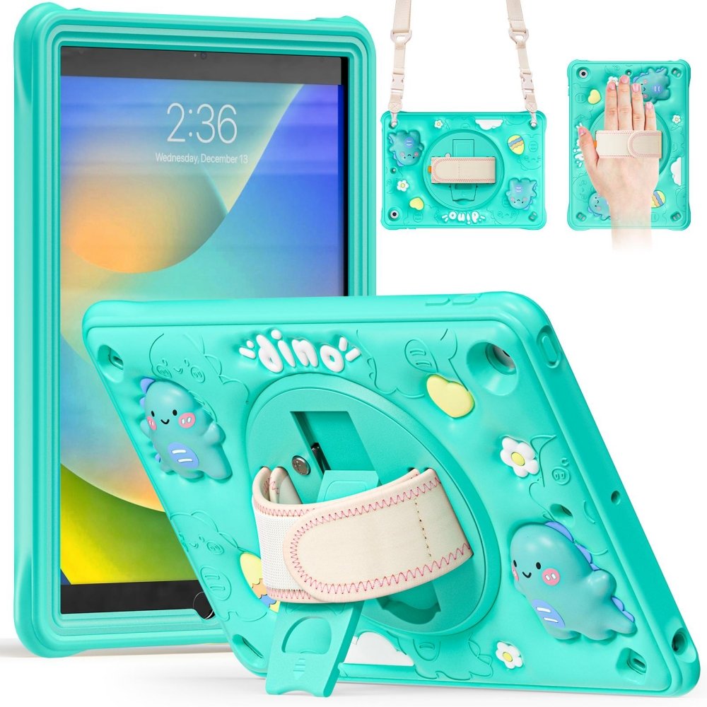 White Little Duck TPU Silicone Case for Apple iPad 10.2 2021 Anime Cover For iPad 9th Generation