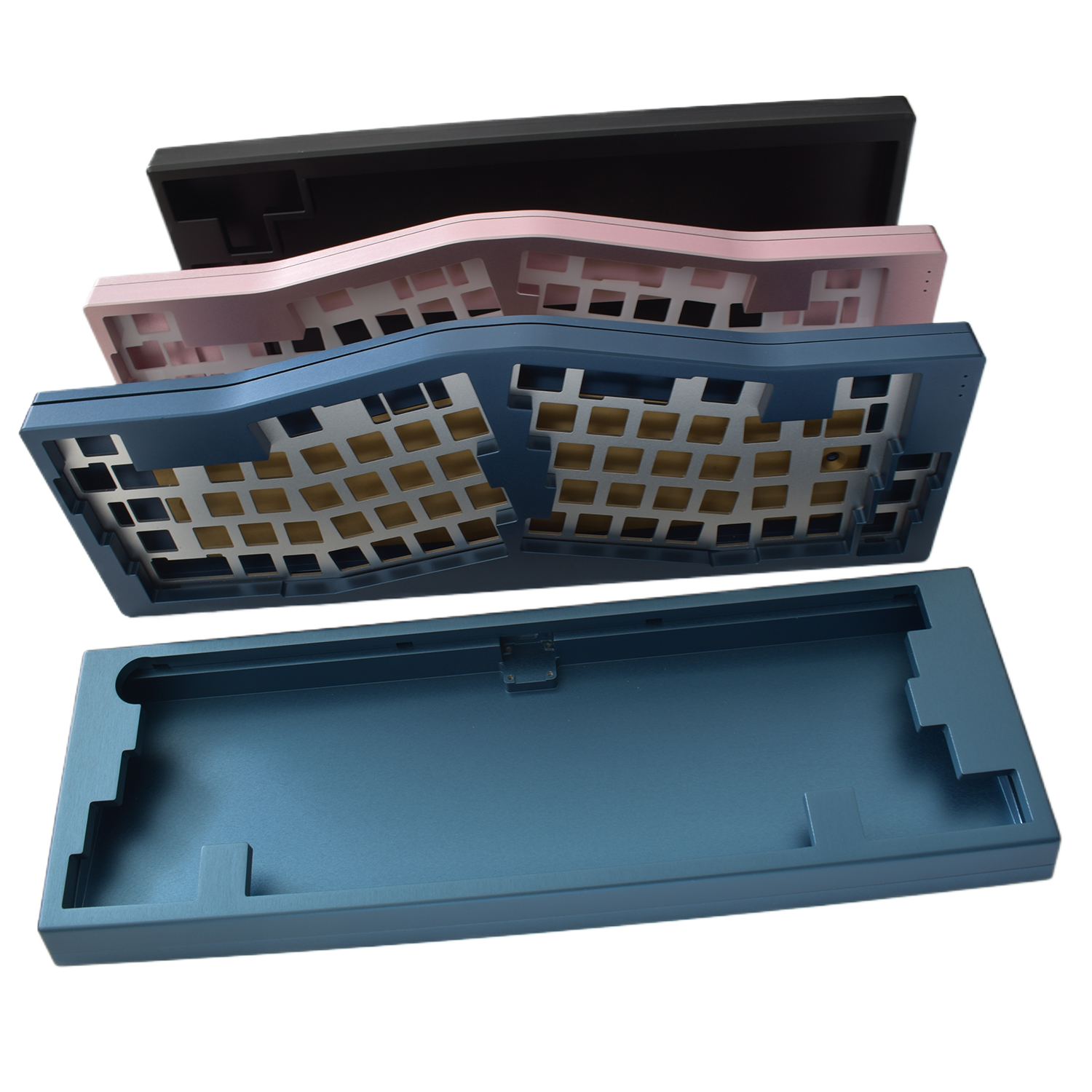 Custom Plastic Prototype Polycarbonate Wireless Mechanical CNC Machining Keyboard Case Kit