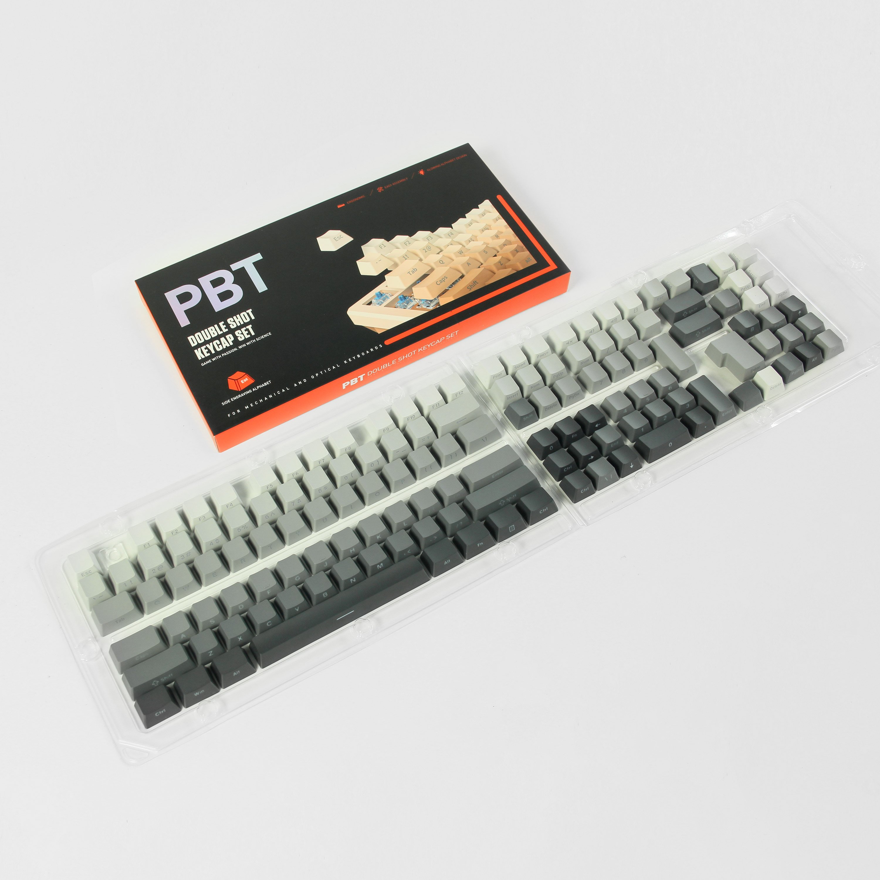 116~130 Keys PBT wooden low profile key caps box OEM XDA Keycaps For Cherry MX Blue Black Red Switch Mechanical Keyboard