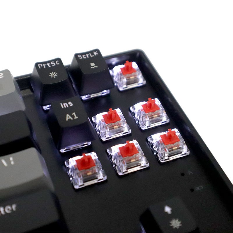 Portable 87 Keys Wired Single RGB LED Laptop Keyboard New PVC ABS Material for Office Study Gaming & Desktop Use
