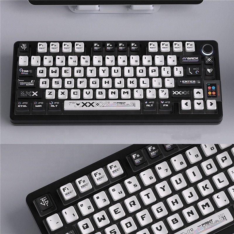 CSGO Theme Keyboard Keycaps OEM Profile PBT PC Material 122 Keys Sublimation KeycapsFor MX Switch Mechanical Keyboard