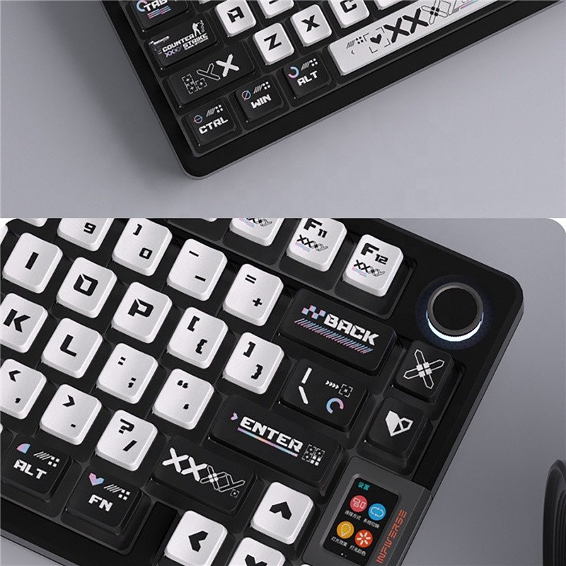 CSGO Theme Keyboard Keycaps OEM Profile PBT PC Material 122 Keys Sublimation KeycapsFor MX Switch Mechanical Keyboard