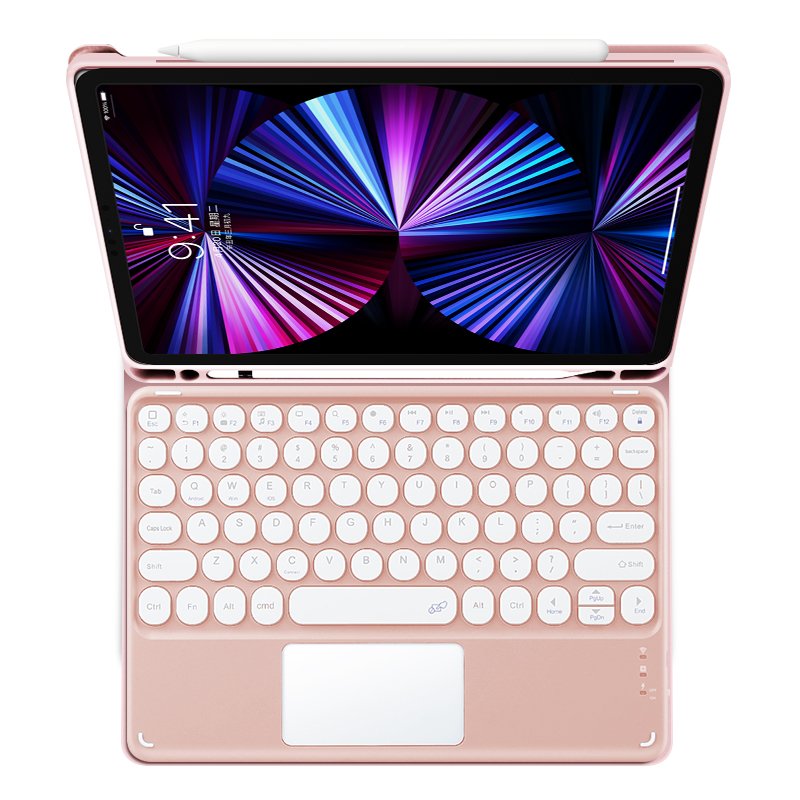 Pu leather shockproof smart cover tablet case tablet covers with Keyboard for ipad case for ipad pro 12.9