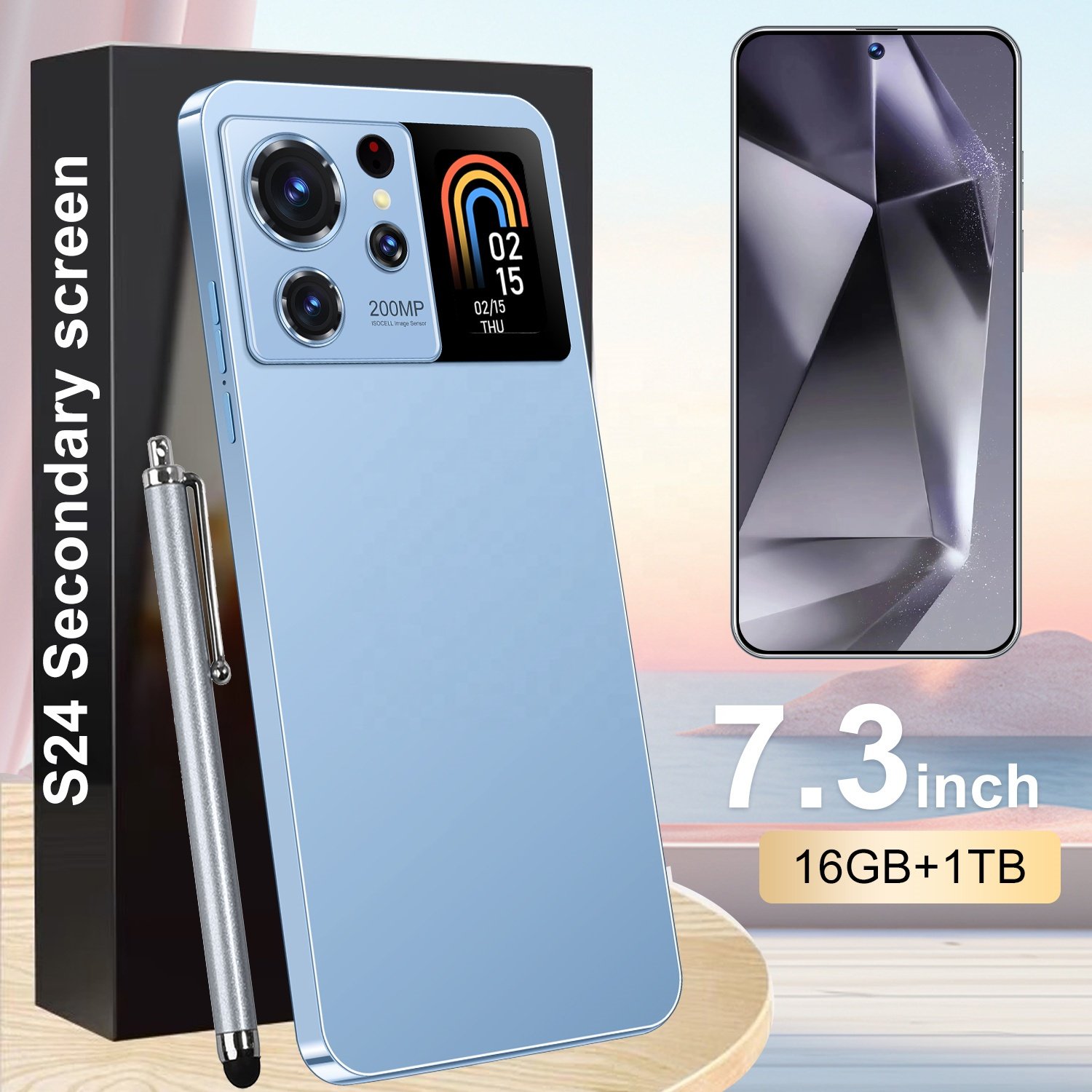 2024 New popular S24 ultra 16GB+1TB 108MP smartphone 4G&5G Mobilephone Android 13 face unlock High quality Cellphone