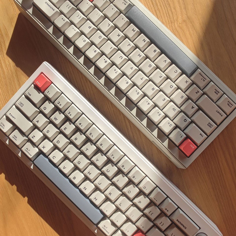 cidoo V65 Mechanical Keyboard CNC Aluminum Case 65% Gasket hand lubed quark matte switch VIA custom Layout