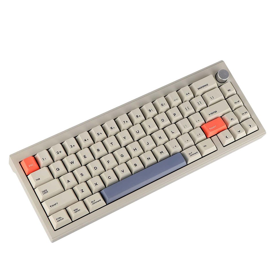 cidoo V65 Mechanical Keyboard CNC Aluminum Case 65% Gasket hand lubed quark matte switch VIA custom Layout