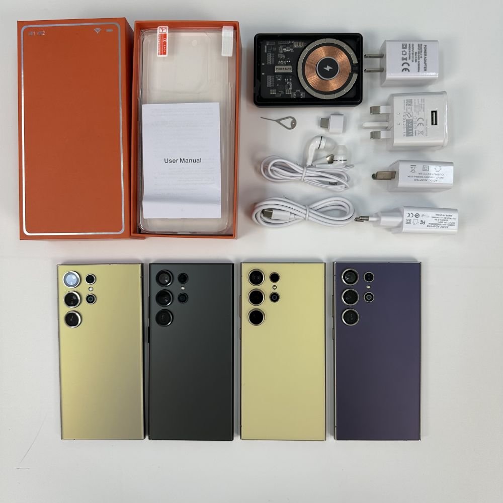 2024 new ultra-high speed S24Ultra 16GB+1TB 5G smart phone 7.2-inch 48MP+100MP Snapdragon 8+2 Android 14 game phone