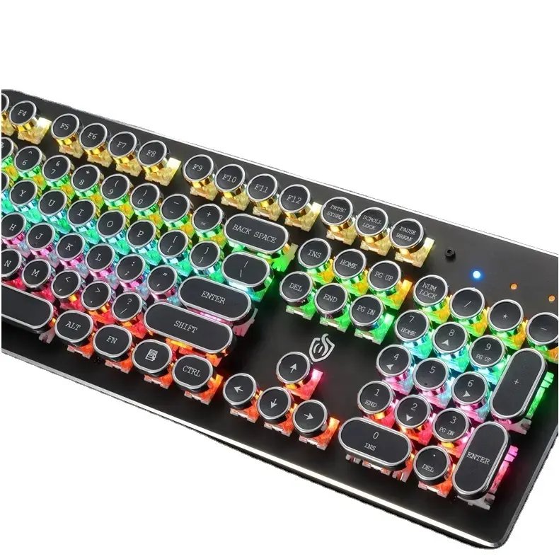 Factory direct 104 key game keyboard Cyan Axis mechanical switch mechanical keyboard gaming for laptop
