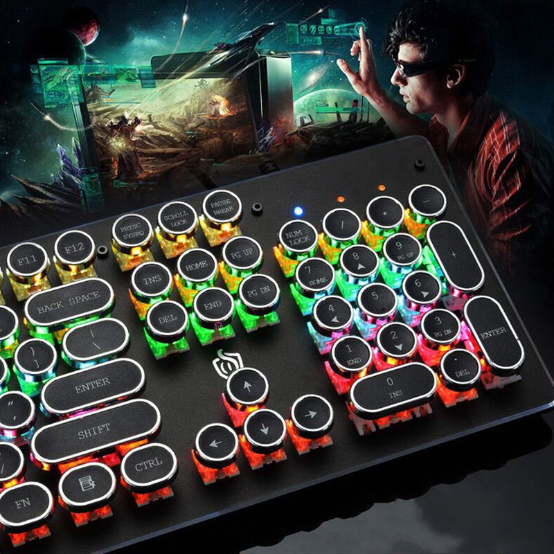 Factory direct 104 key game keyboard Cyan Axis mechanical switch mechanical keyboard gaming for laptop