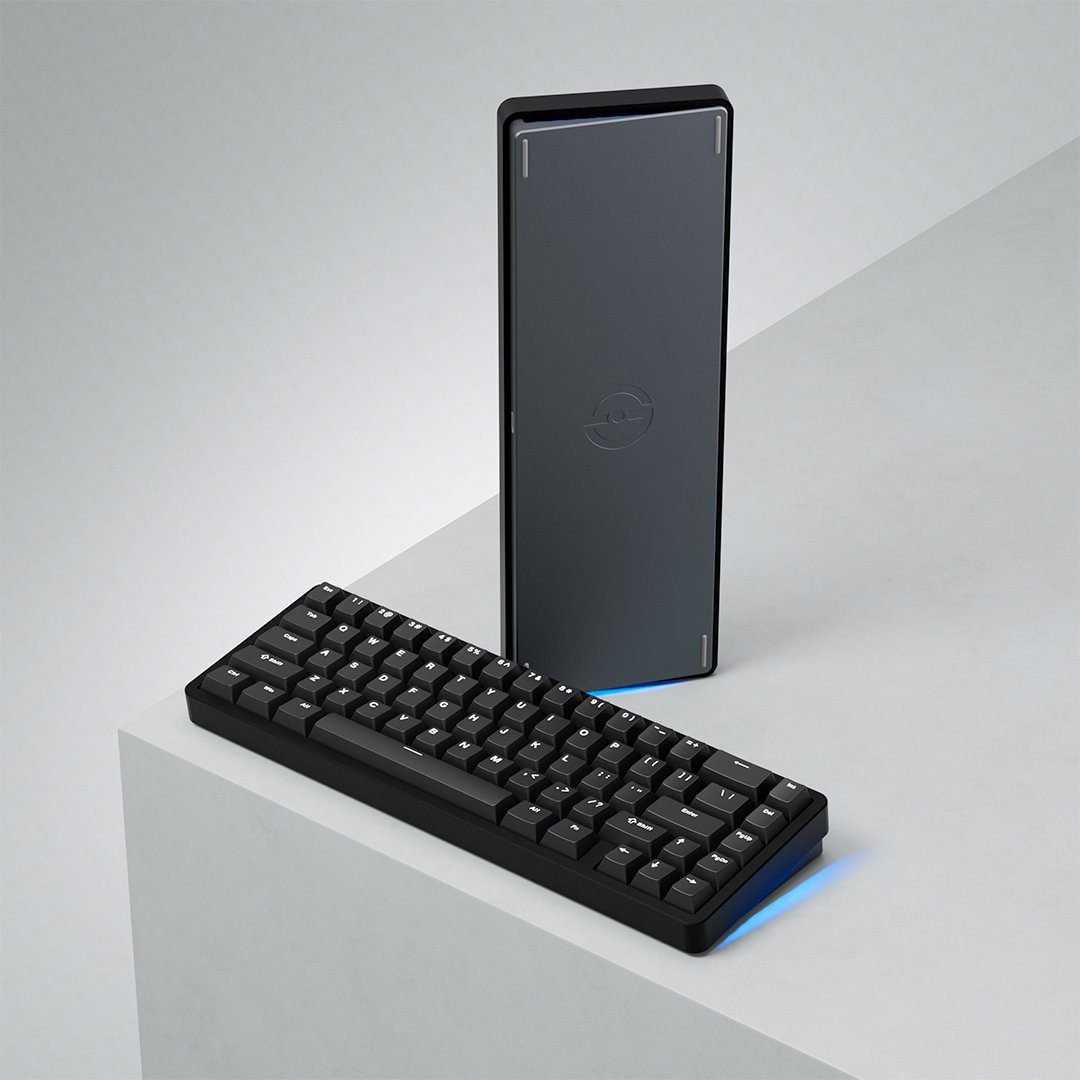 65% Tri-mode Gaming Keyboard Wired Keyboard CNC Aluminum Case Hot Swap Kailh Linear Switches