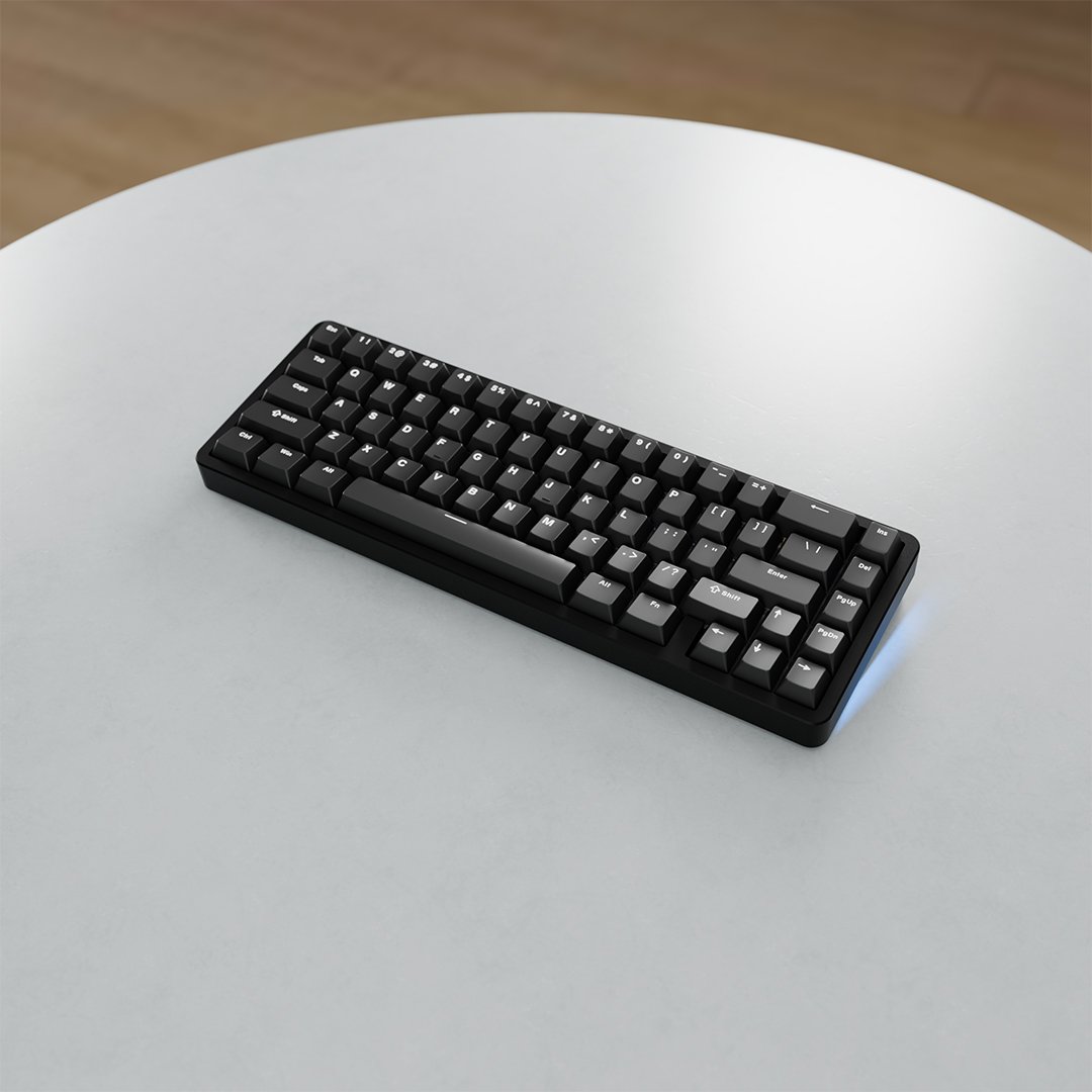 65% Tri-mode Gaming Keyboard Wired Keyboard CNC Aluminum Case Hot Swap Kailh Linear Switches