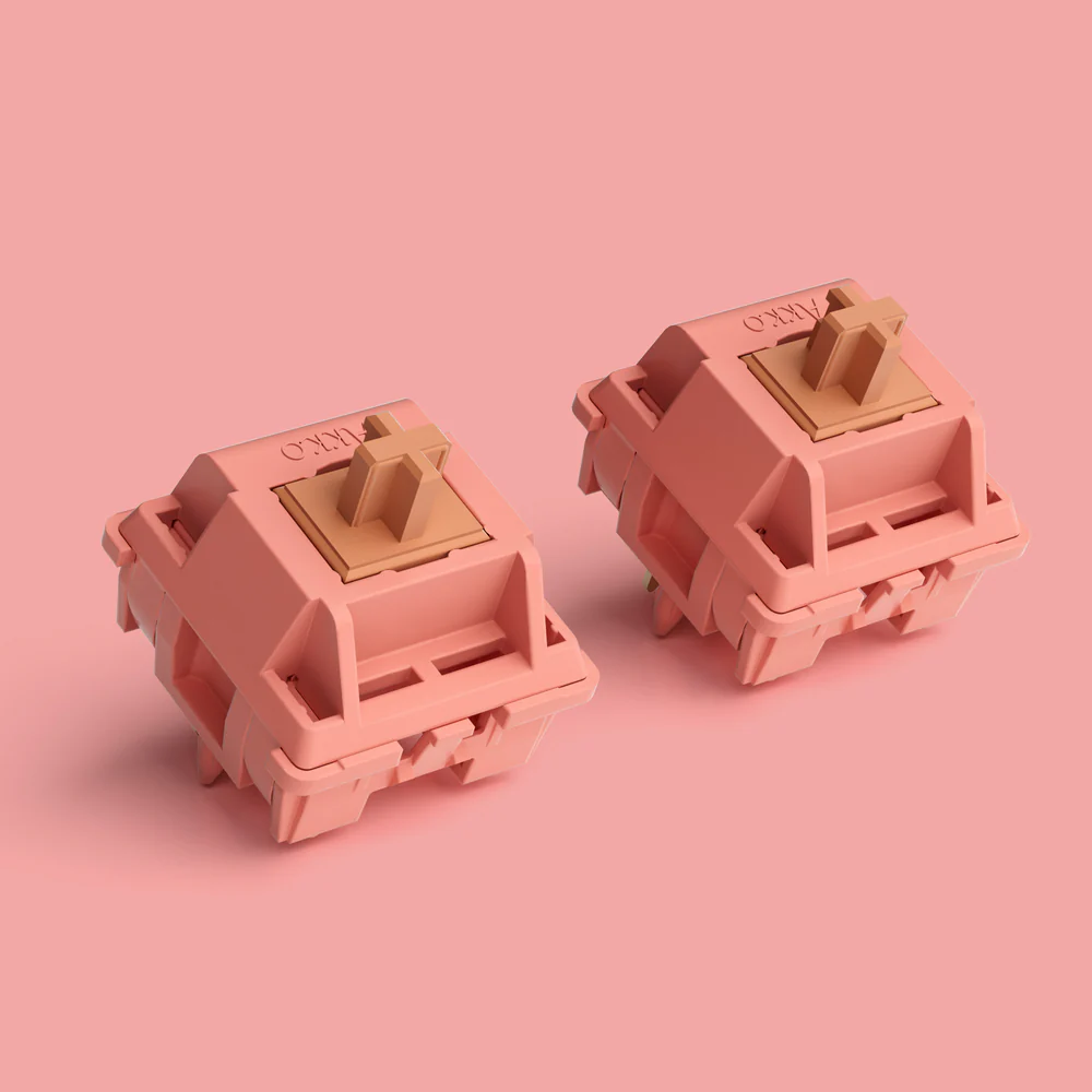 Akko Rosewood Switch Soft Switches With Deep And Creamy Sound 40gf Linear Switch