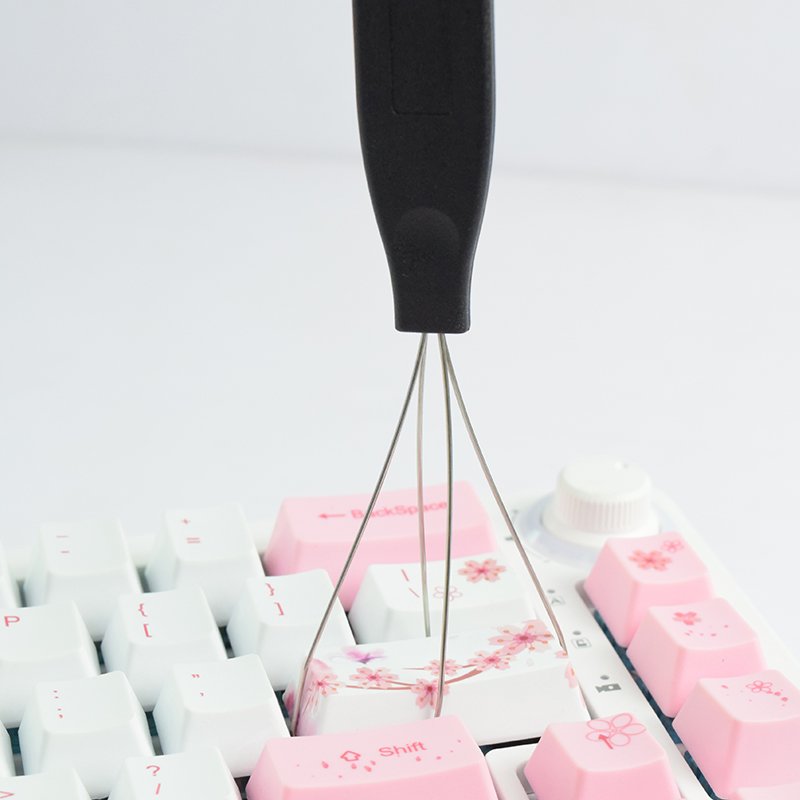 ZY Stainless Steel Keycap Removal Tools - Customizable Color Options for Mechanical Keyboards